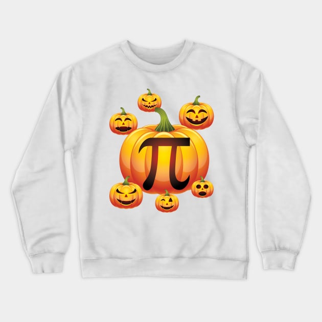 'Pumpkin Pi Thanksgiving' Funny Math Gift Crewneck Sweatshirt by ourwackyhome